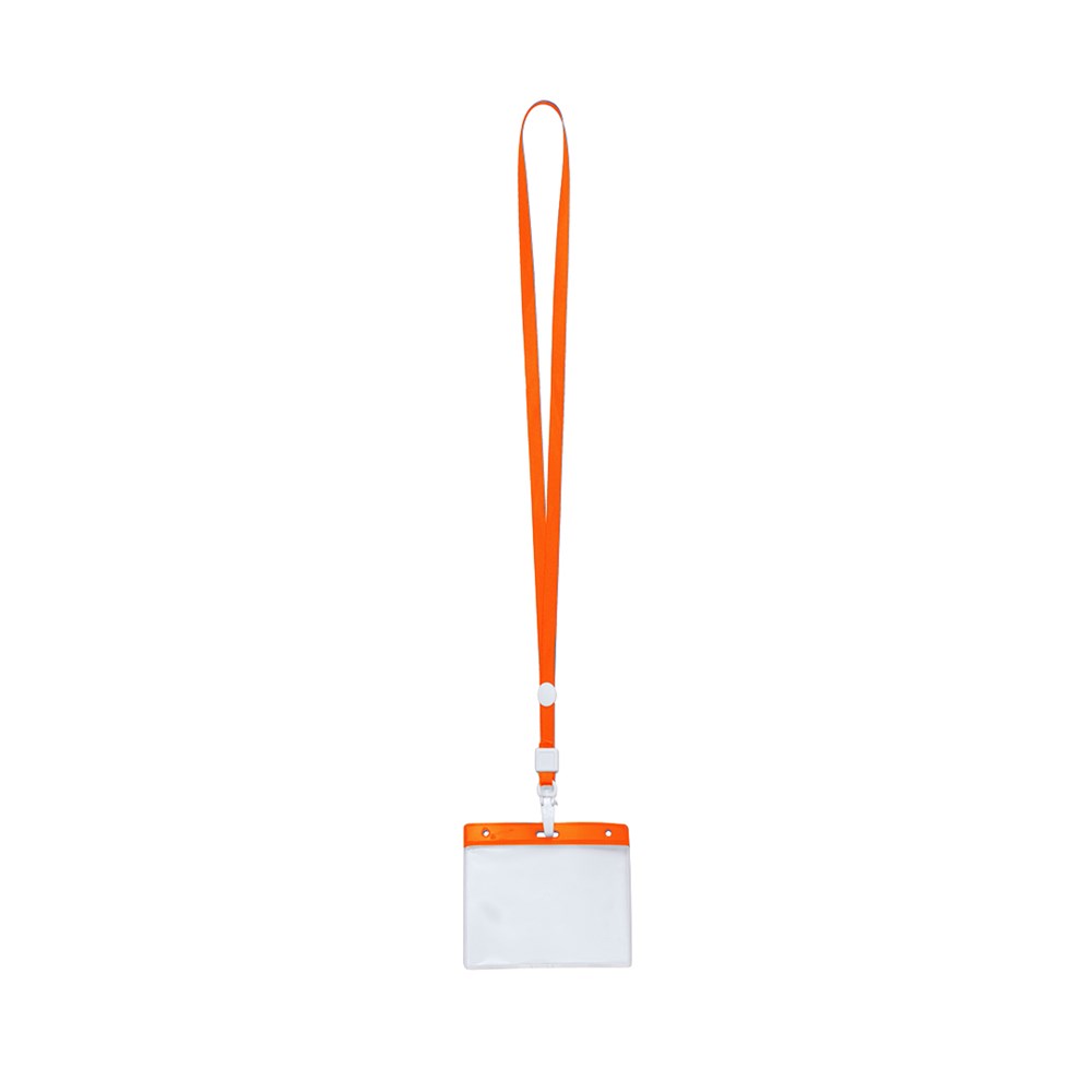 Namensschild Schlüsselband Maes - Orange