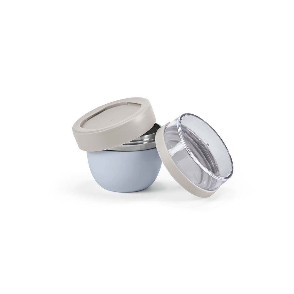 Rembrandt 600 Lunchbecher recy. Edelstahl 580 ml - Mattblau Rembrandt 600 Lunchbecher recy. Edelstahl 580 ml - Mattblau