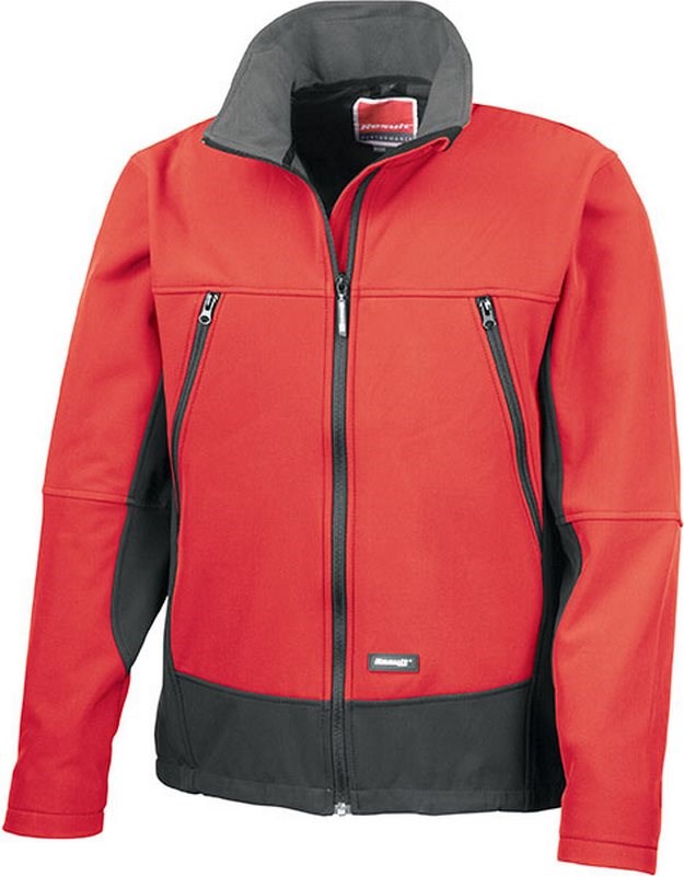Result Activity Softshell Jacket - Rot / Schwarz