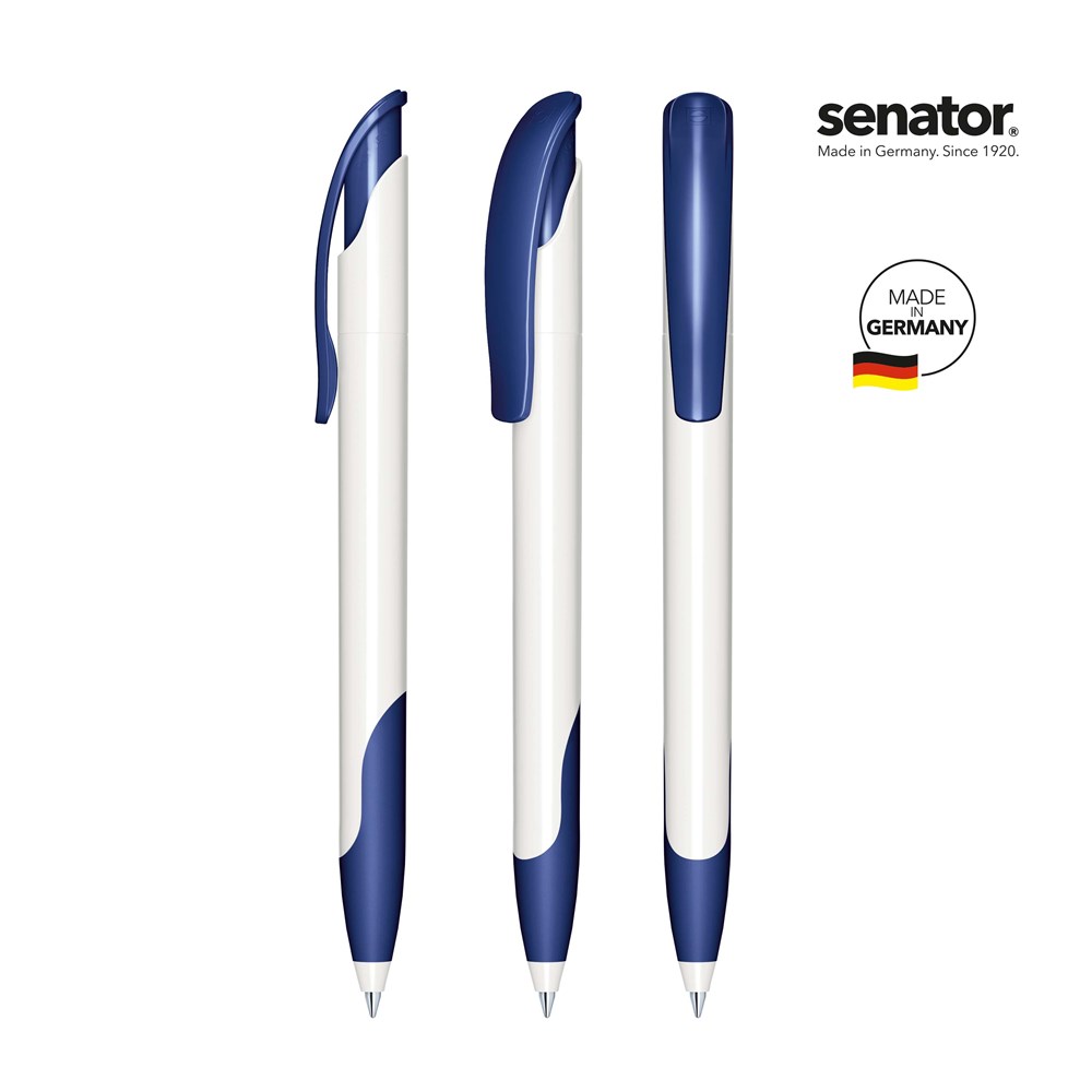 senator® Challenger Polished Basic SG  Druckkugelschreiber - blau 2757