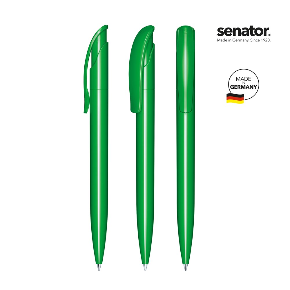 senator® Challenger Polished  Druckkugelschreiber - grün 347