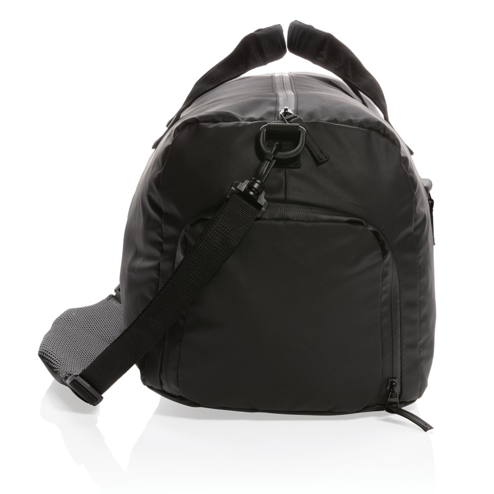 Fashion schwarze Wochenendtasche, PVC-frei Fashion schwarze Wochenendtasche, PVC-frei