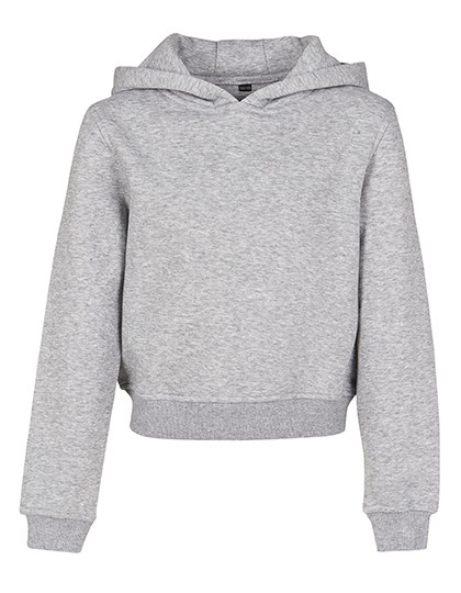 Build Your Brand - Girls Cropped Sweat Hoody