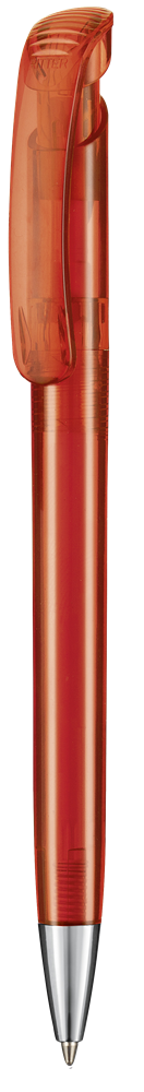 Kugelschreiber BONITA TRANSPARENT - feuer-rot TR/FR