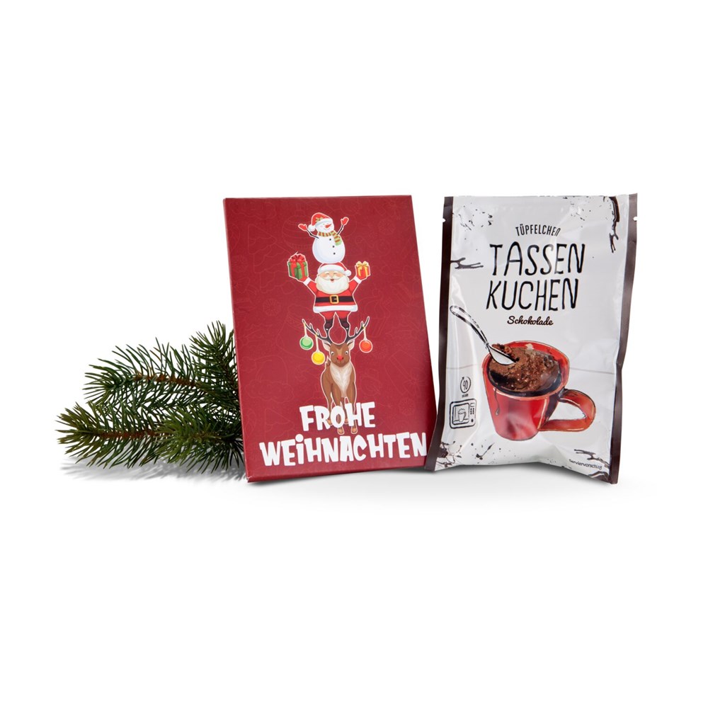 Frohe Weihnachten Tassenkuchen