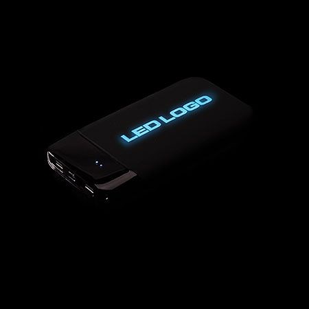 Powerbank LED Touch Shaky-Schwarz-8000 mAh