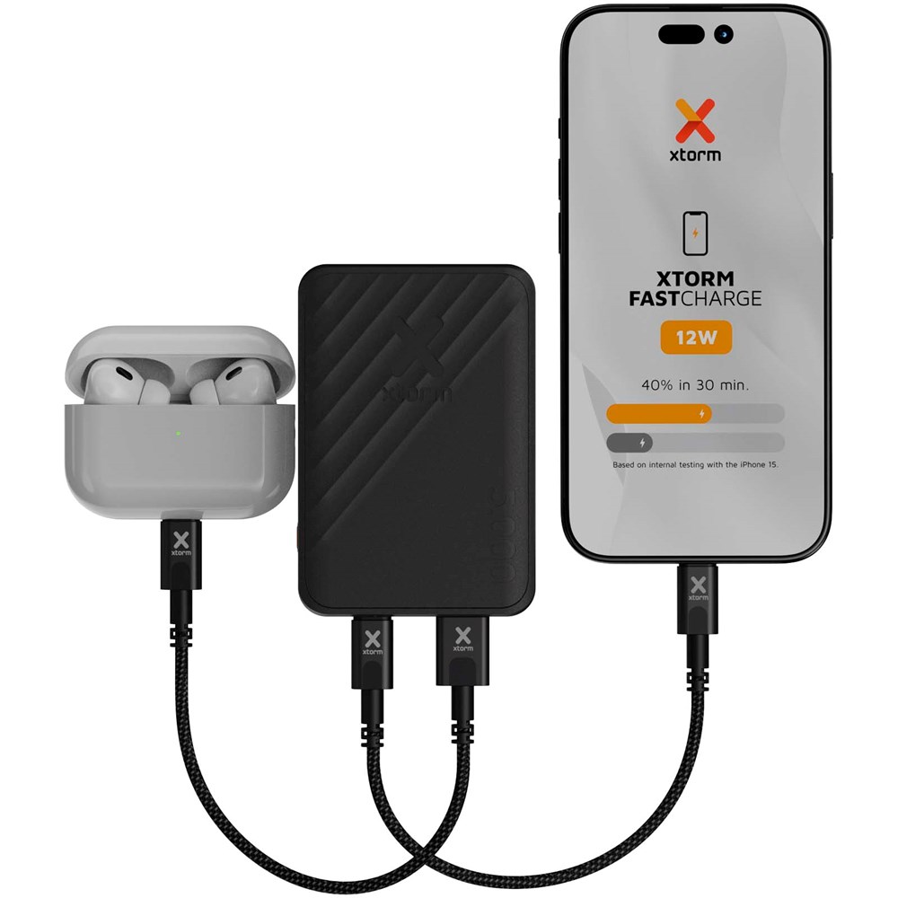 Xtorm XG205 Go2 12 W 5000 mAh Schnelllade-Powerbank Xtorm XG205 Go2 12 W 5000 mAh Schnelllade-Powerbank