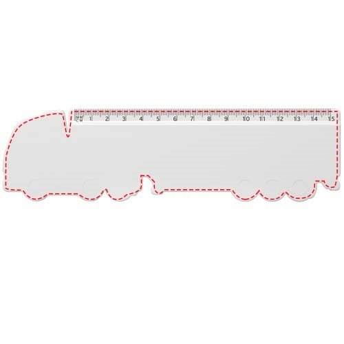 Tait 15 cm LKW-förmiges Lineal aus Recycling-Kunststoff