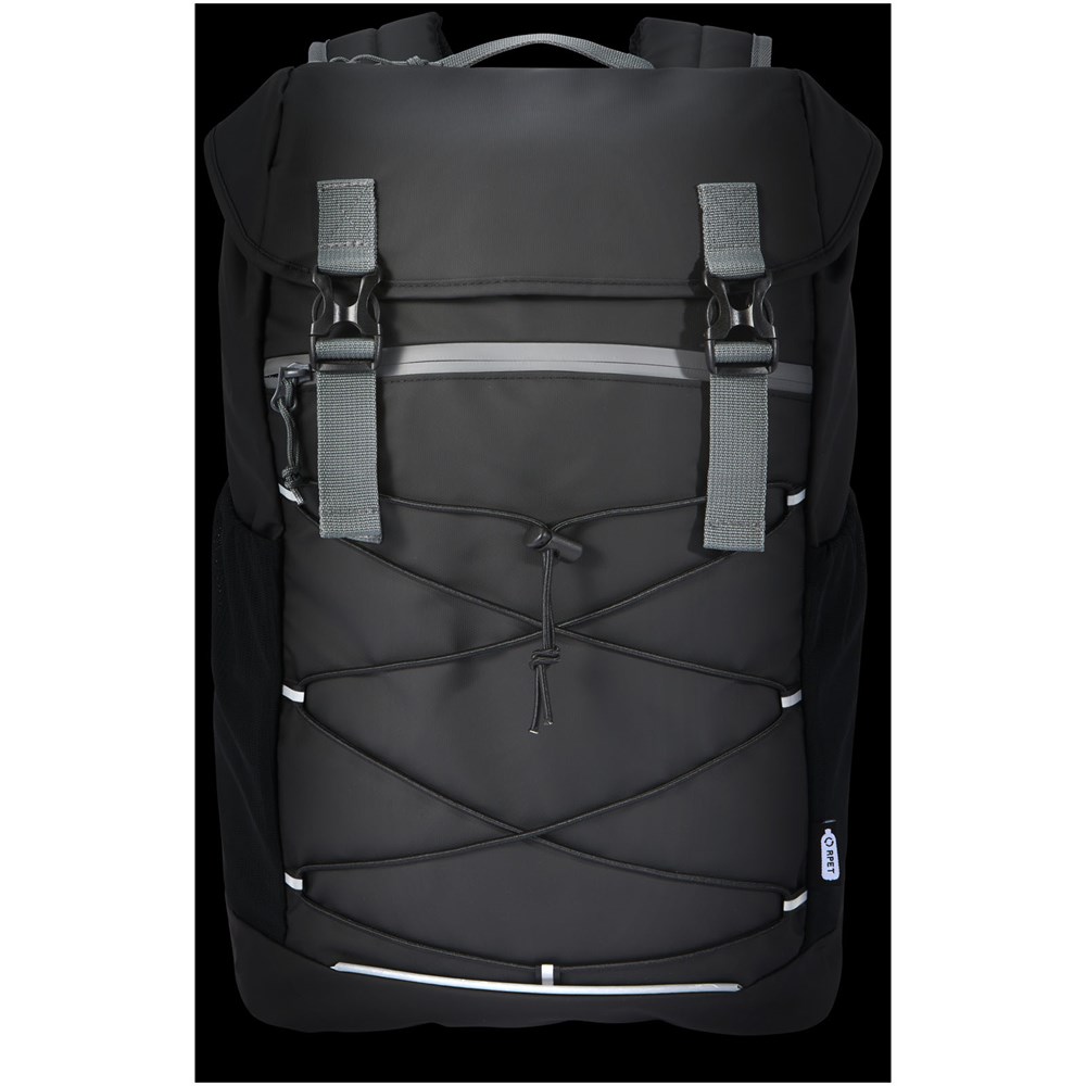 Aqua 15,6" GRS recycelter wasserabweisender Laptop-Rucksack 23 L Aqua 15,6" GRS recycelter wasserabweisender Laptop-Rucksack 23 L