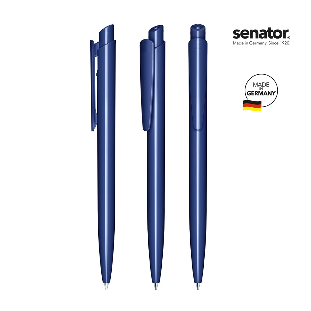 senator® Dart Polished  Druckkugelschreiber - blau 2757