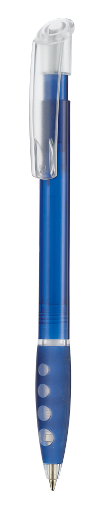 Kugelschreiber BUBBLE TRANSPARENT - royal-blau TR/FR