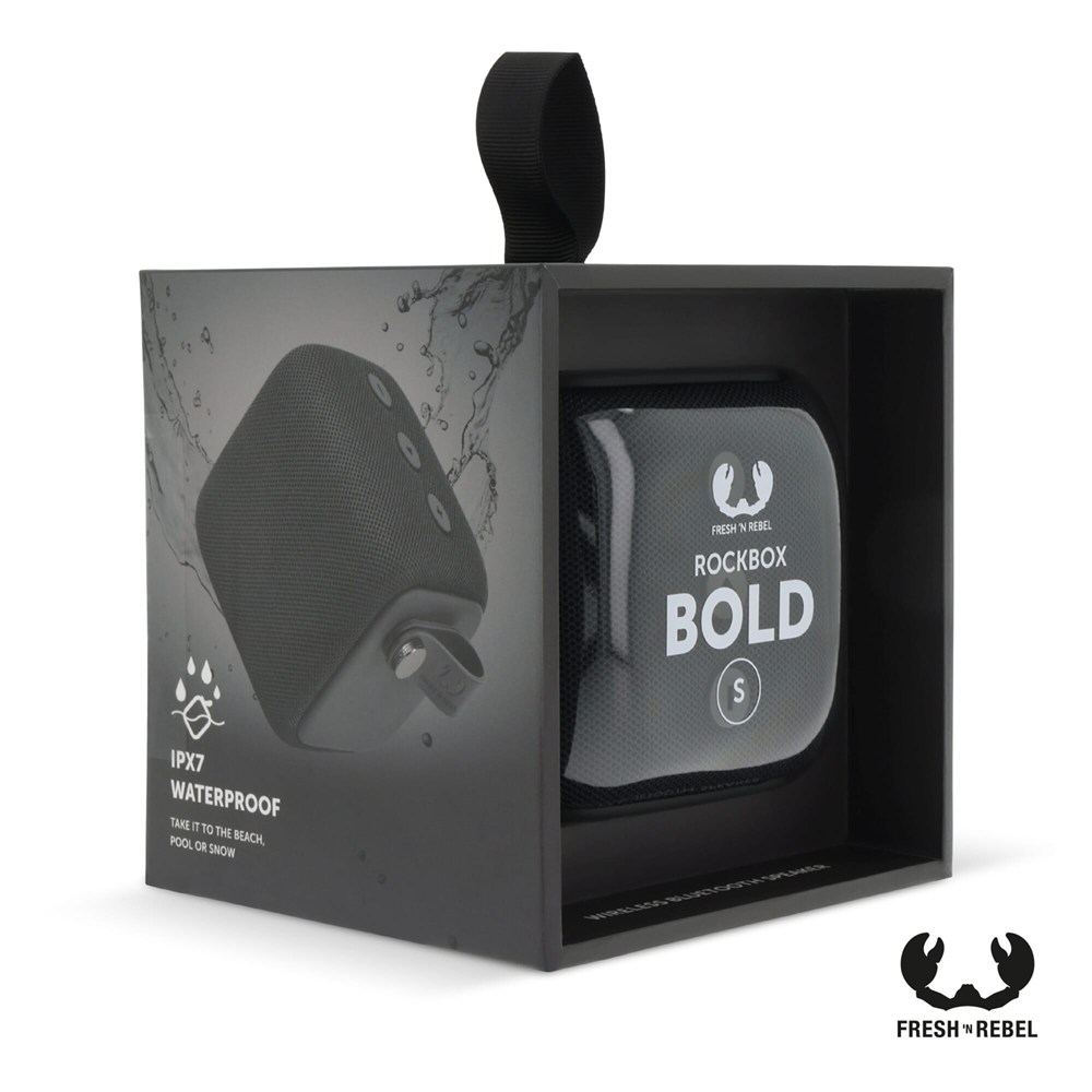 1RB6000 | Fresh 'n Rebel Rockbox Bold S Waterproof TWS Speaker 1RB6000 | Fresh 'n Rebel Rockbox Bold S Waterproof TWS Speaker