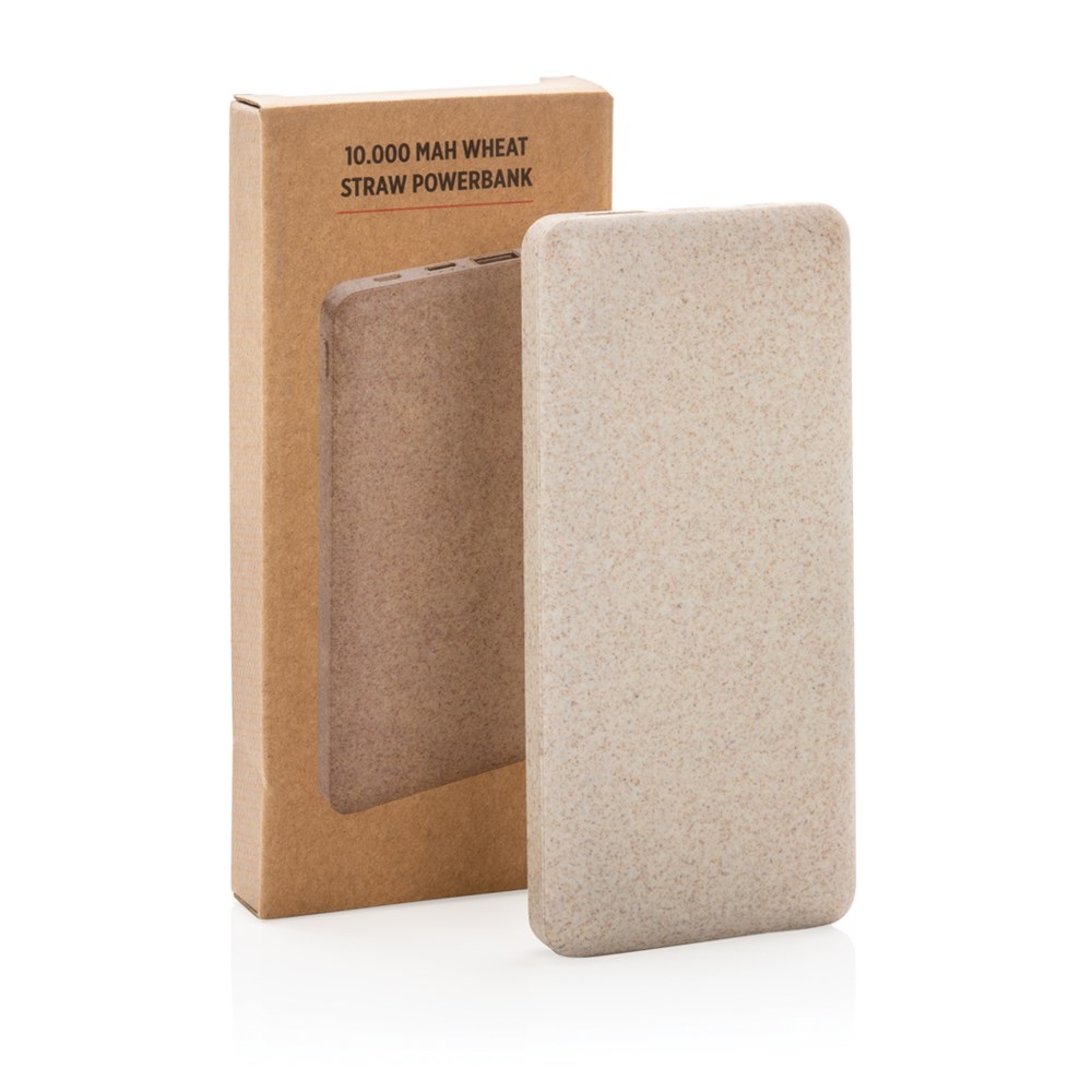 10.000 mAh Weizenstroh Powerbank 10.000 mAh Weizenstroh Powerbank