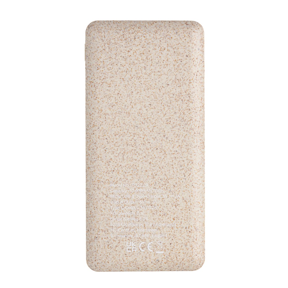 10.000 mAh Weizenstroh Powerbank 10.000 mAh Weizenstroh Powerbank