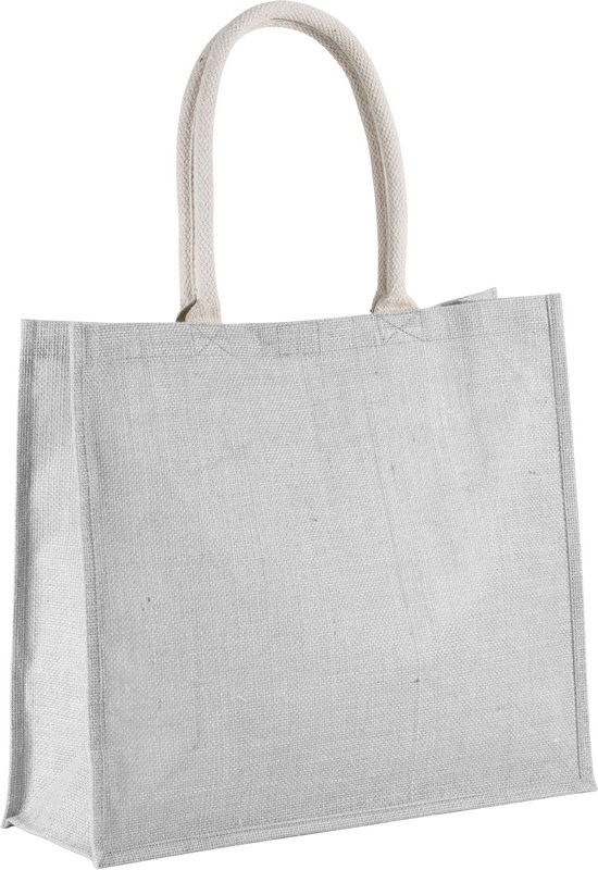 Kimood Jute-Strandtasche - Cool Grau