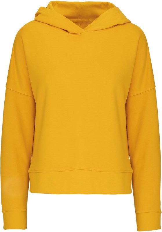 Kariban Bio-Damen-Sweatshirt Lounge mit Kapuze