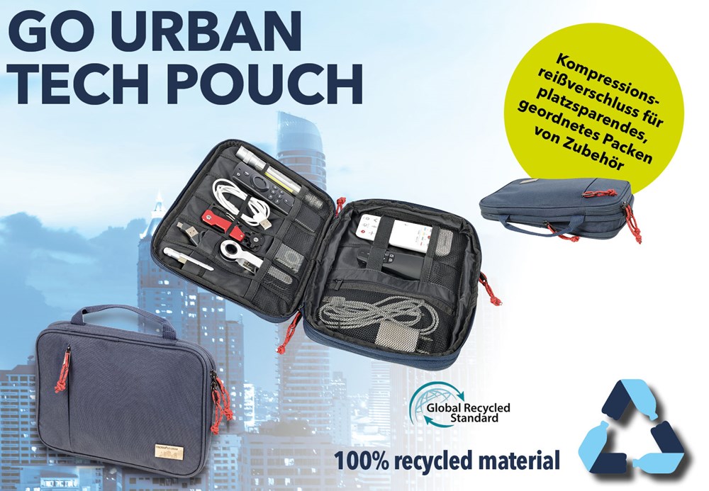 TROIKA Kabeltasche GO URBAN TECH POUCH TROIKA Kabeltasche GO URBAN TECH POUCH