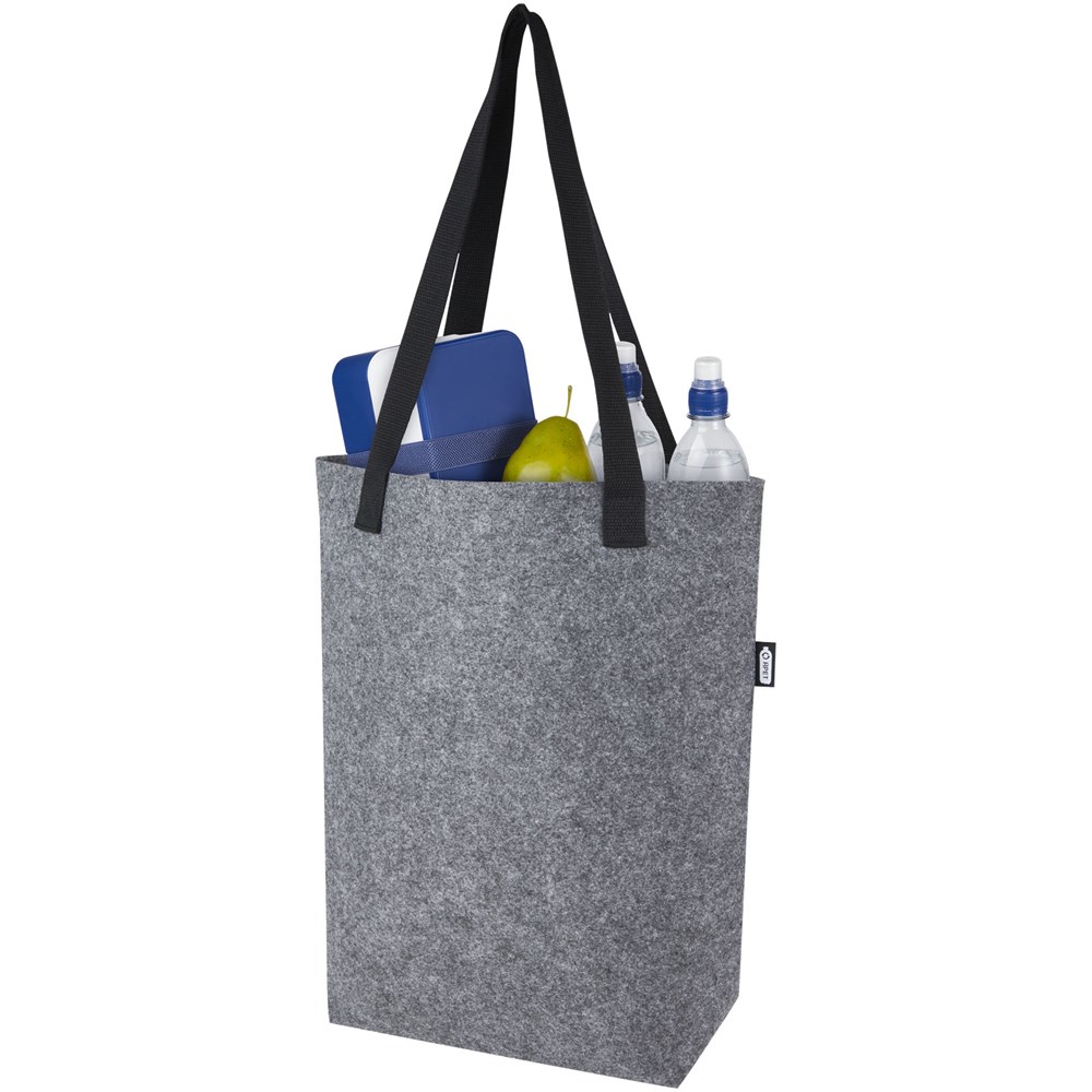 Felta Tragetasche aus GRS-recyceltem Filz mit breitem Boden 12 L Felta Tragetasche aus GRS-recyceltem Filz mit breitem Boden 12 L