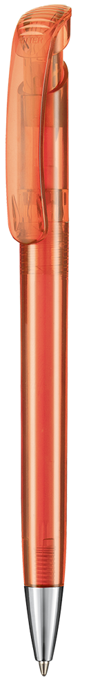 Kugelschreiber BONITA TRANSPARENT - flamingo-orange TR/FR