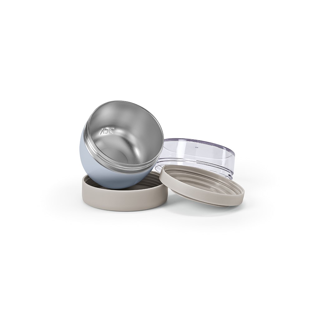 Rembrandt 600 Lunchbecher recy. Edelstahl 580 ml - Mattblau Rembrandt 600 Lunchbecher recy. Edelstahl 580 ml - Mattblau