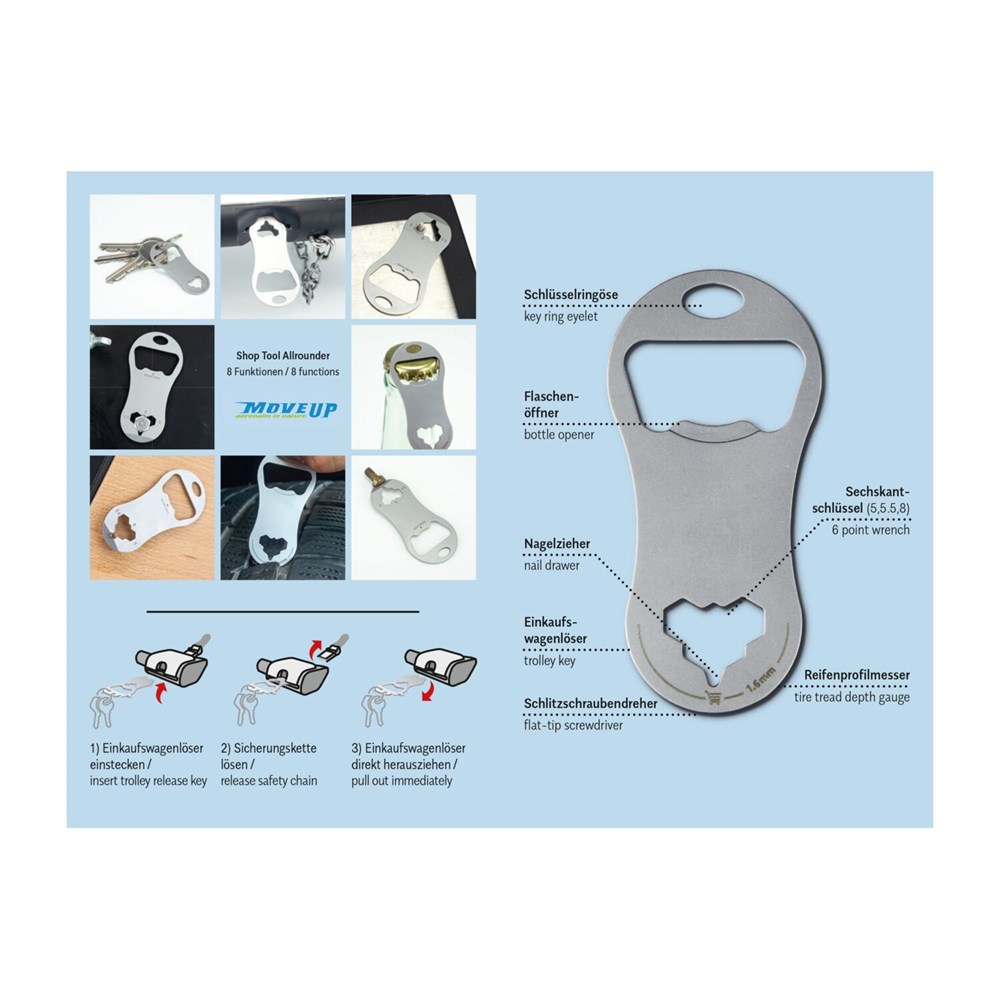 ROMINOX® Shop Tool // Allrounder - 8 Funktionen ROMINOX® Shop Tool // Allrounder - 8 Funktionen