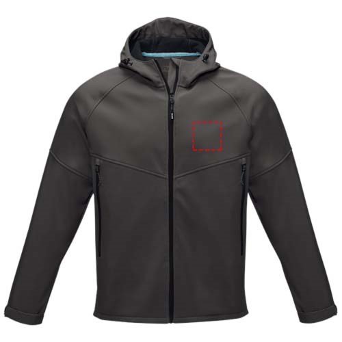 Coltan Softshelljacke aus recyceltem Material für Herren Coltan Softshelljacke aus recyceltem Material für Herren
