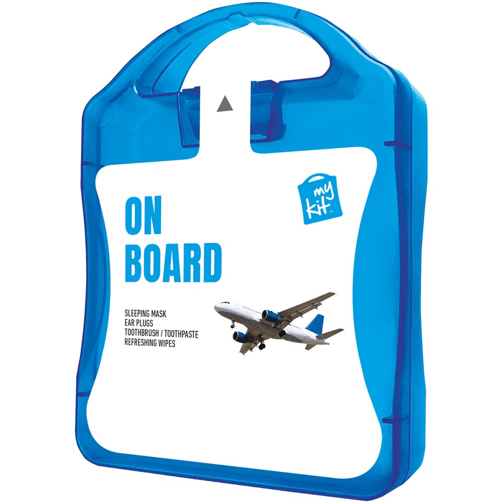 MyKit Flugzeug Reiseset - blau