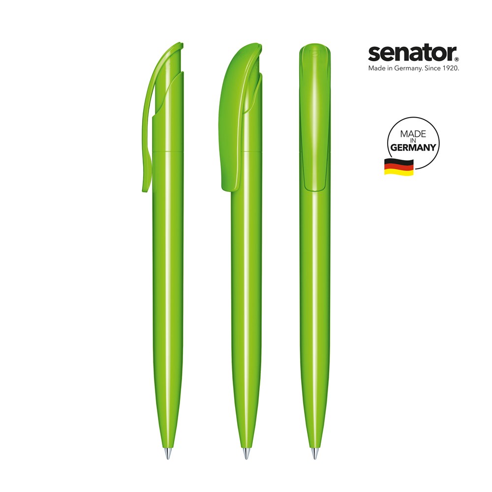 senator® Challenger Polished  Druckkugelschreiber - grün 376