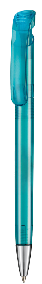Kugelschreiber BONITA TRANSPARENT - türkis TR/FR
