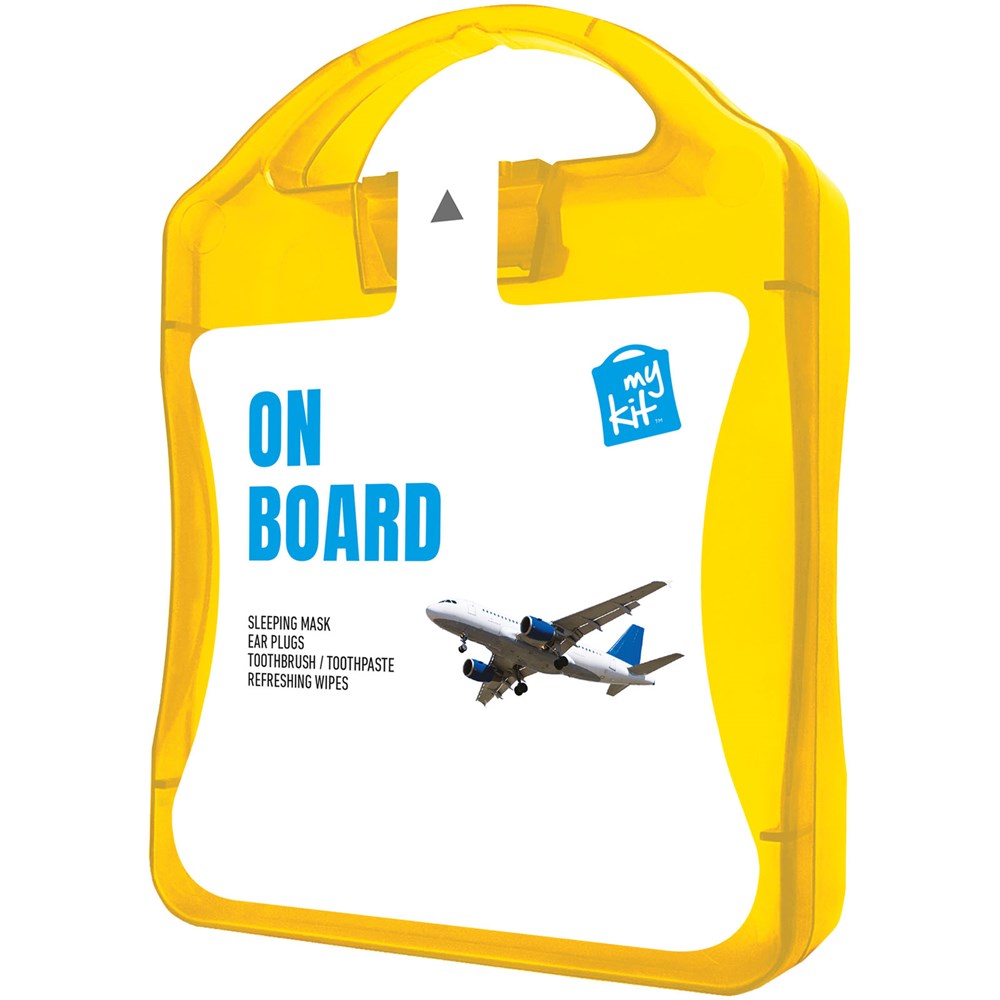 MyKit Flugzeug Reiseset - gelb