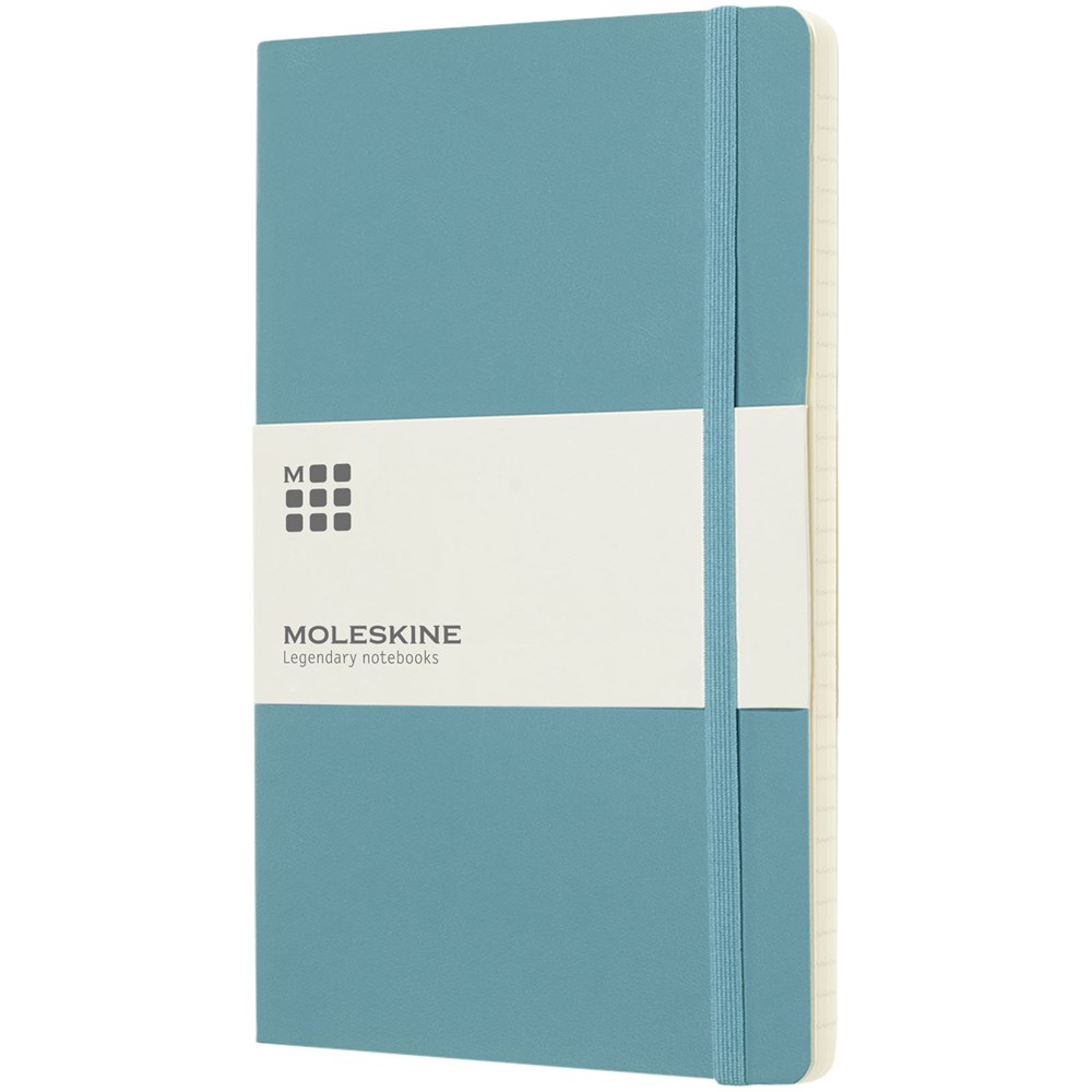 Moleskine Classic Softcover Notizbuch L – liniert - riffblau