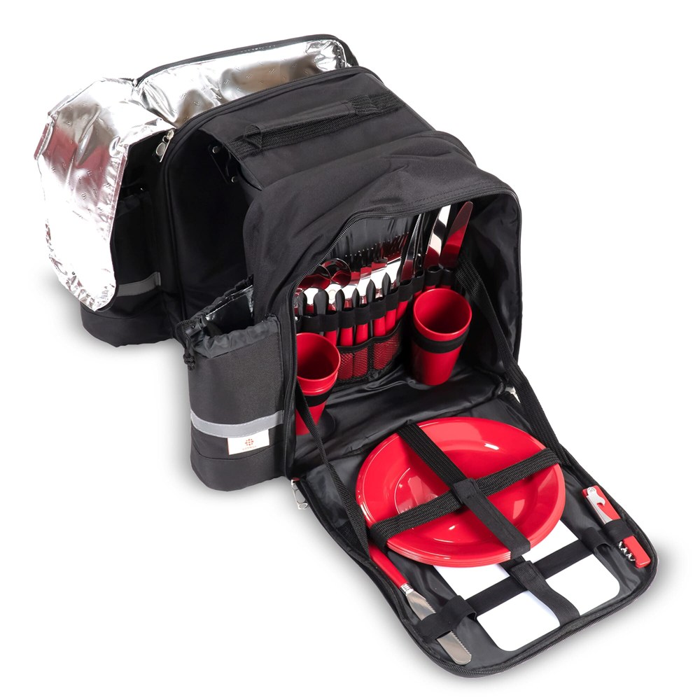 Doppel-Picknick-Fahrradtasche Doppel-Picknick-Fahrradtasche