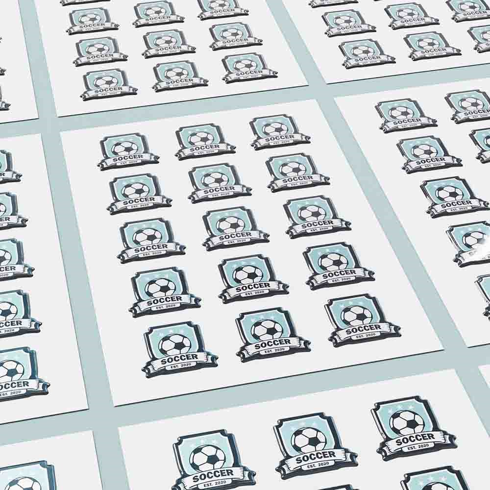 Doming Stickers on A4 sheet Doming Stickers on A4 sheet