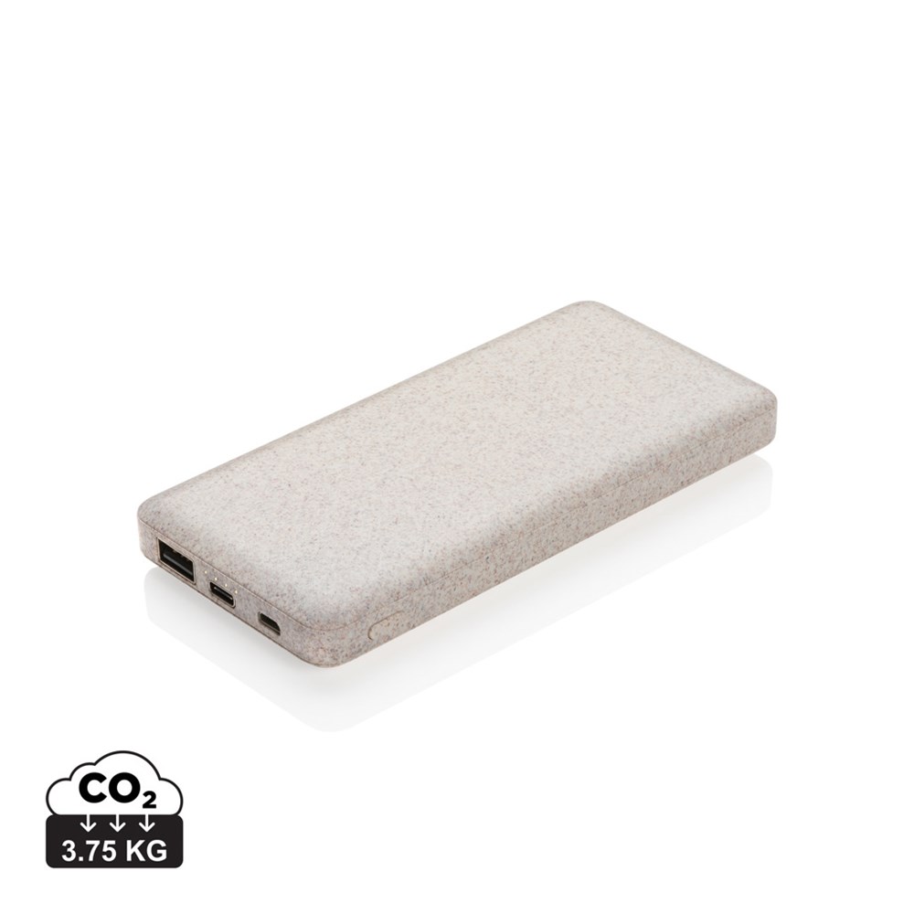 10.000 mAh Weizenstroh Powerbank 10.000 mAh Weizenstroh Powerbank