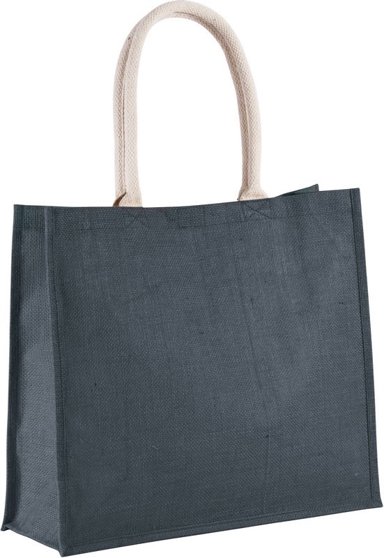 Kimood Jute-Strandtasche - Mid Night Blau